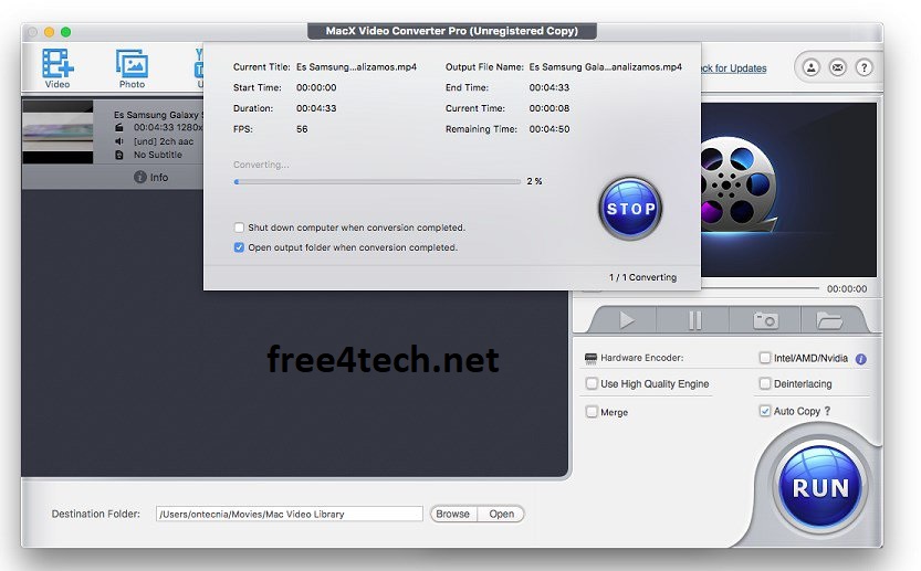 MacX Video Converter Pro 6.7.1 Crack & License Key 2022
